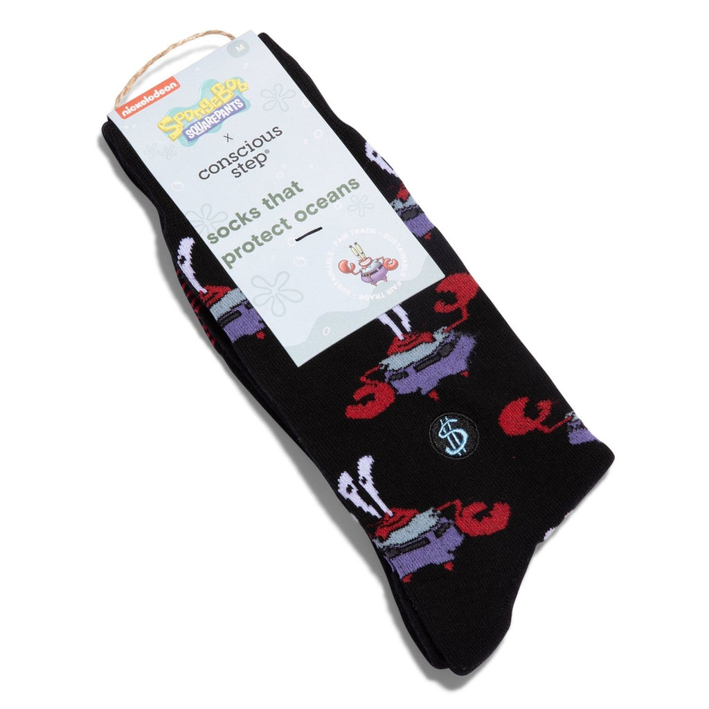 Mr. Krabs Socks that Protect Oceans - Poppy & Vine