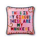 My Circus Needlepoint Pillow - Poppy & Vine