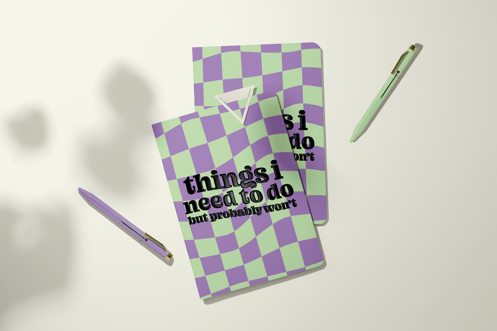 Need to But Wont | Pocket Journal, Mini Notebook, Mini Journal - Poppy & Vine