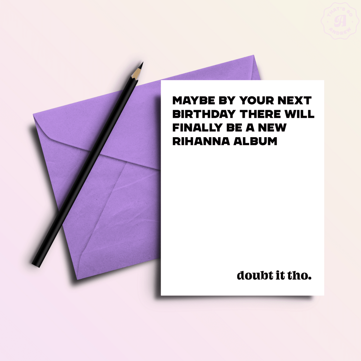 New Riri Album | Funny Birthday Greeting Card - Poppy & Vine