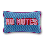 No Notes Needlepoint Pillow - Poppy & Vine