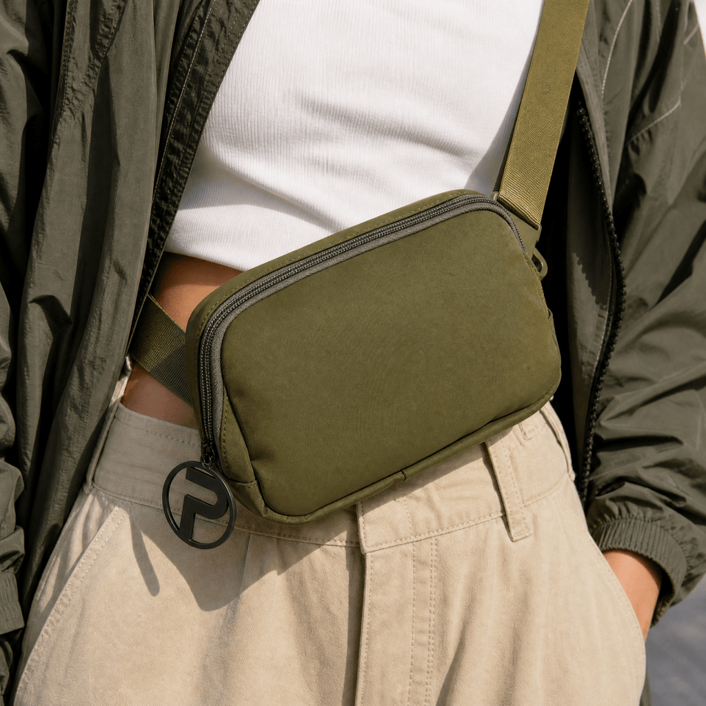 Olive Belt Bag | Fanny Pack Cross Body Bag - Poppy & Vine