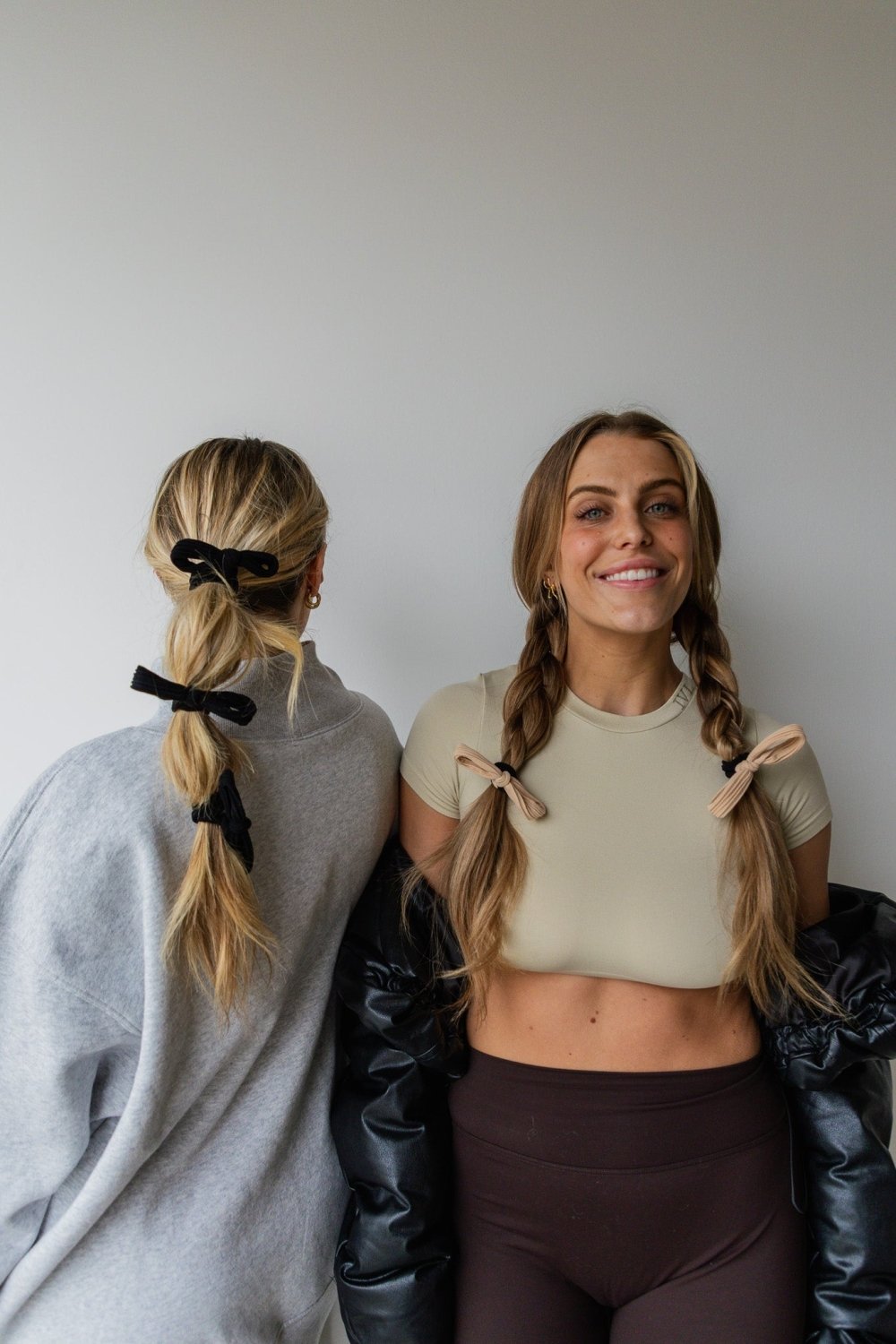 OVERSIZED BOW SLICK BACK PONYTAILS (PACK OF 3) - Poppy & Vine