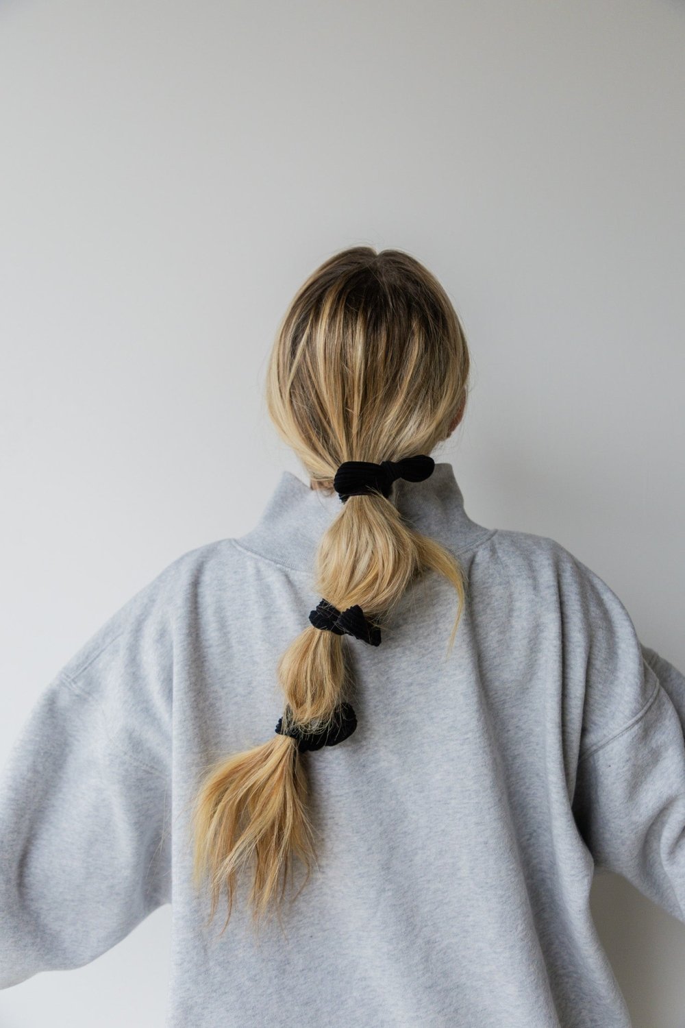 OVERSIZED BOW SLICK BACK PONYTAILS (PACK OF 3) - Poppy & Vine