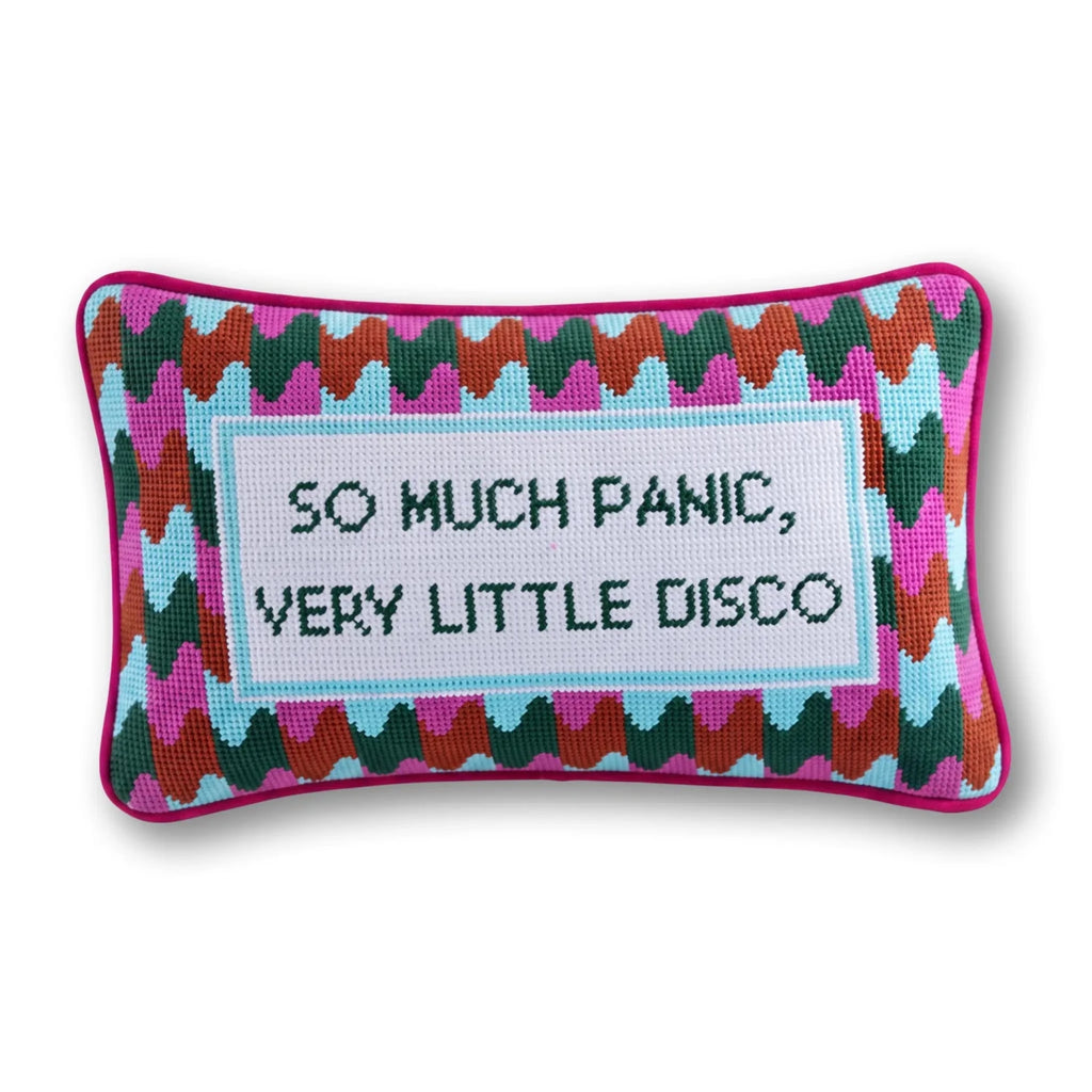 Panic at the Disco Needlepoint Pillow - Poppy & Vine