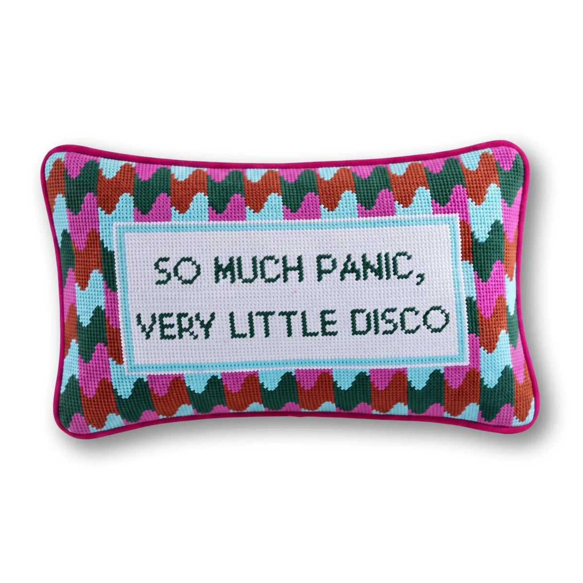 Panic at the Disco Needlepoint Pillow - Poppy & Vine