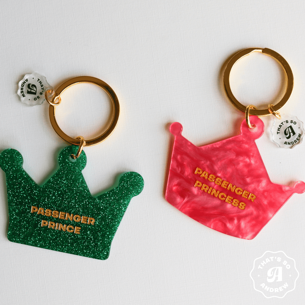 Passenger Princess - Funny Motel Keychain - Poppy & Vine