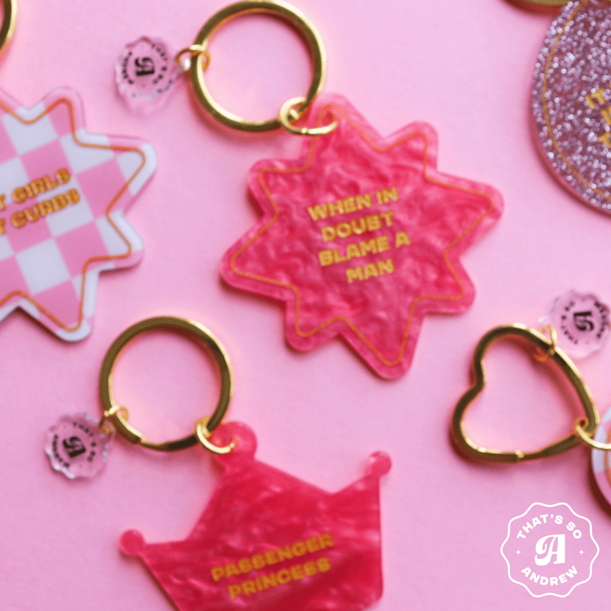 Passenger Princess - Funny Motel Keychain - Poppy & Vine