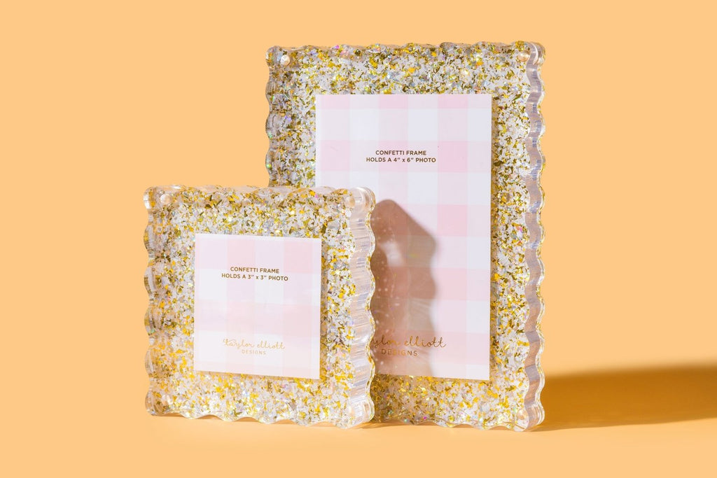 Pearl Confetti Frame - Medium - Poppy & Vine