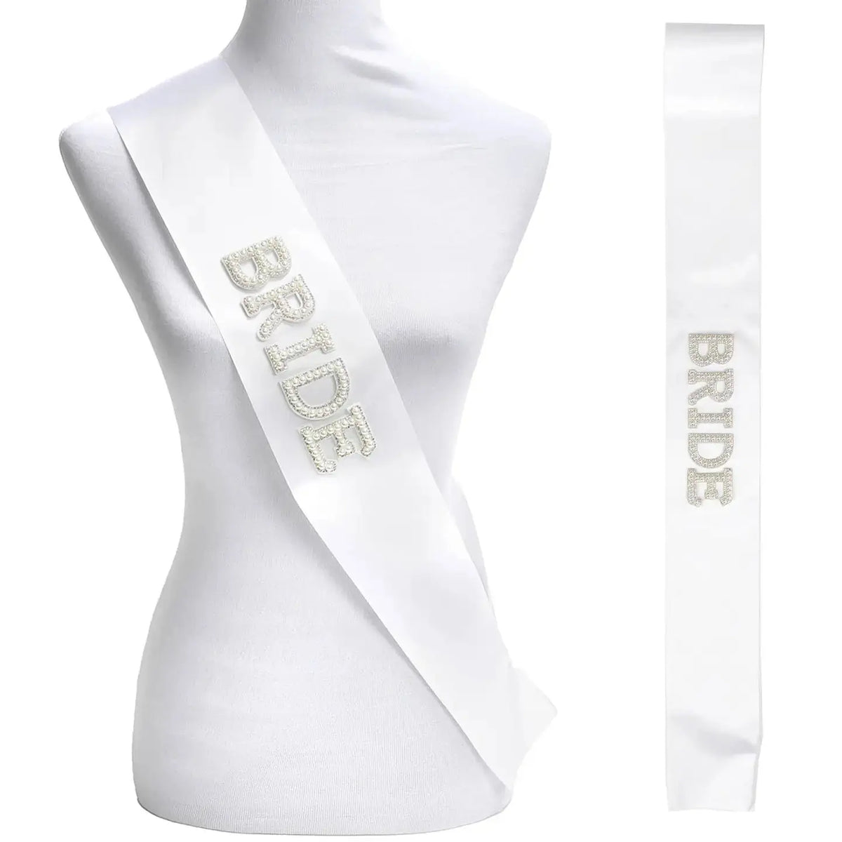 Pearl Embellished "Bride to Be" | Satin Sash Bachelorette - Poppy & Vine