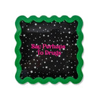 Perhaps to Drugs Lacquer Tray - Poppy & Vine