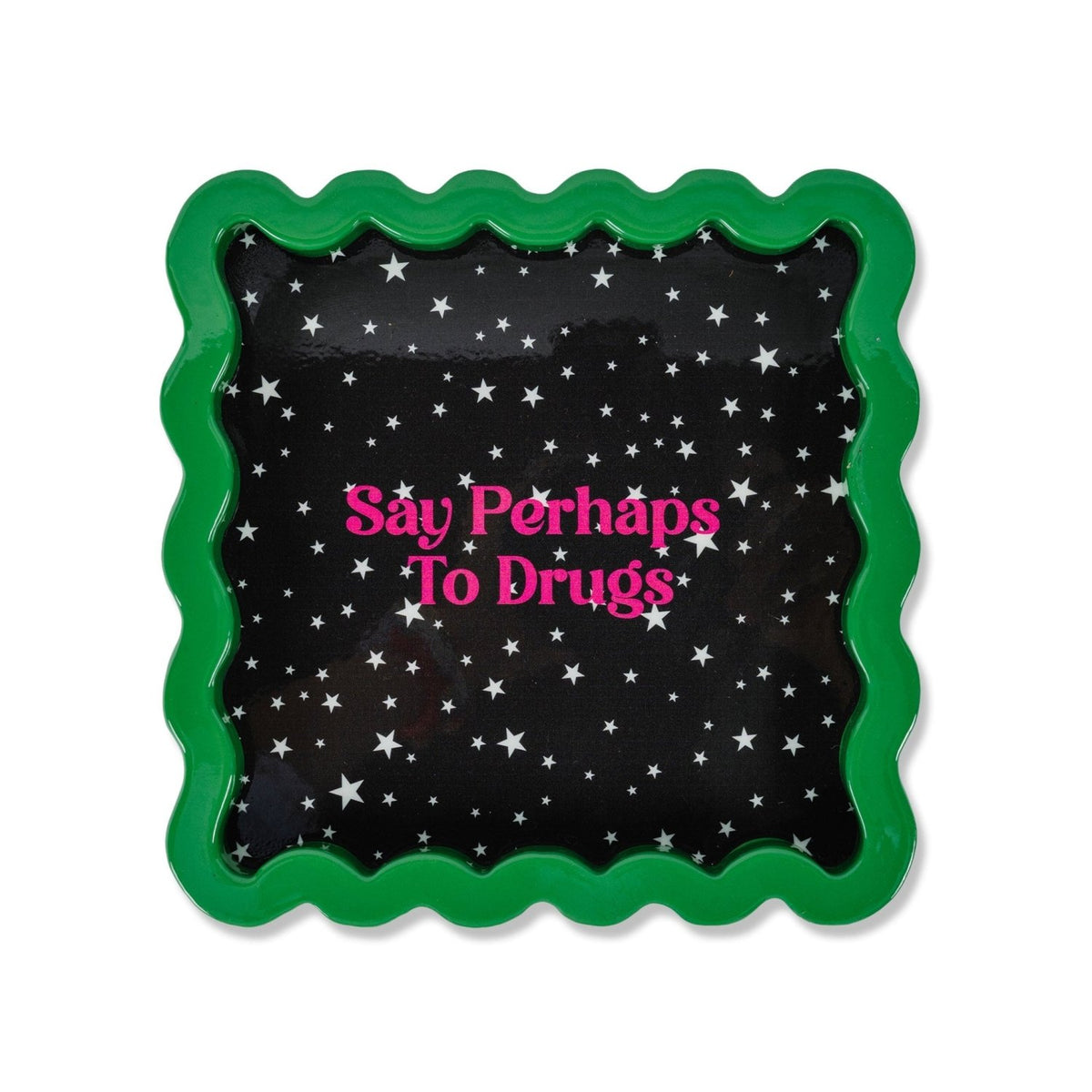 Perhaps to Drugs Lacquer Tray - Poppy & Vine