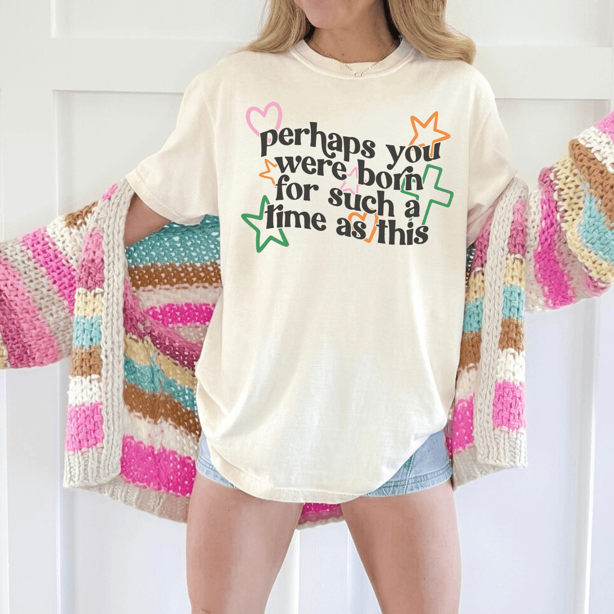 Perhaps You Were Born for Such a Time as This Tee - Poppy & Vine