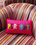 Periodt Needlepoint Pillow - Poppy & Vine