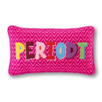 Periodt Needlepoint Pillow - Poppy & Vine