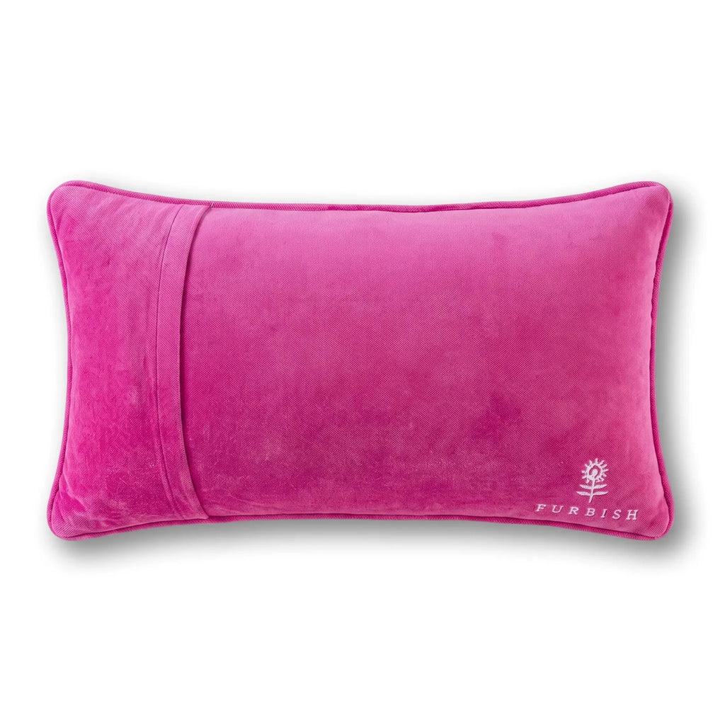 Periodt Needlepoint Pillow - Poppy & Vine