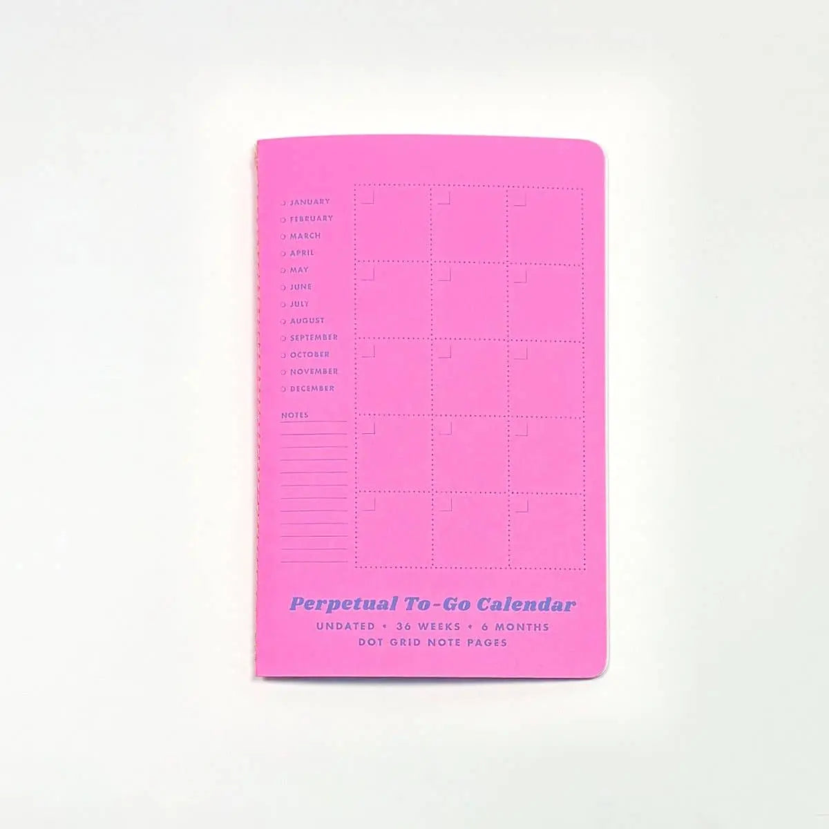 Perpetual To-Go Calendar - Undated - Poppy & Vine
