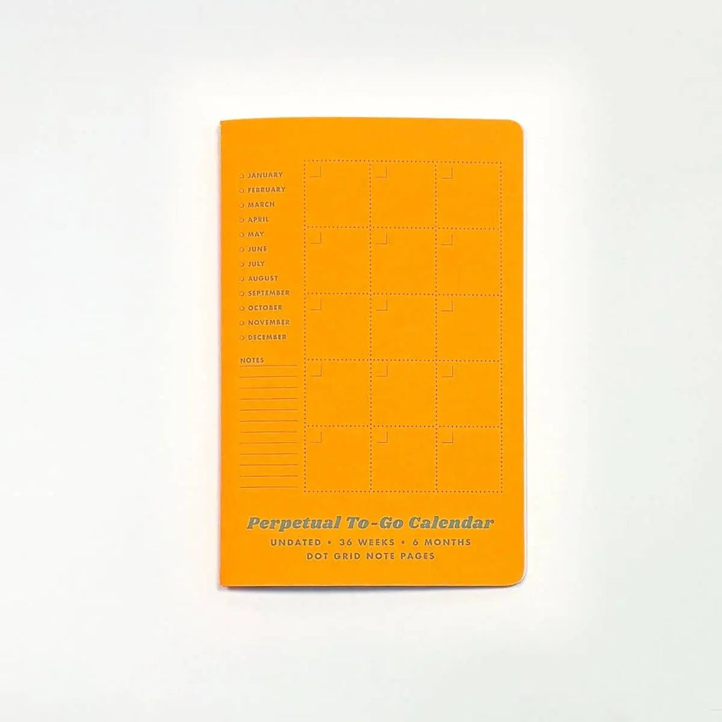 Perpetual To-Go Calendar - Undated - Poppy & Vine