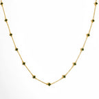 Petite Colored Clover Necklace - Poppy & Vine