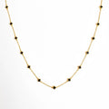 Petite Colored Clover Necklace - Poppy & Vine