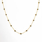 Petite Colored Clover Necklace - Poppy & Vine