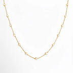 Petite Colored Clover Necklace - Poppy & Vine