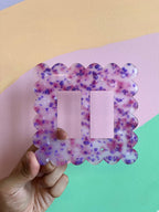 Pink and Purple Terrazzo Outlet Covers - Poppy & Vine