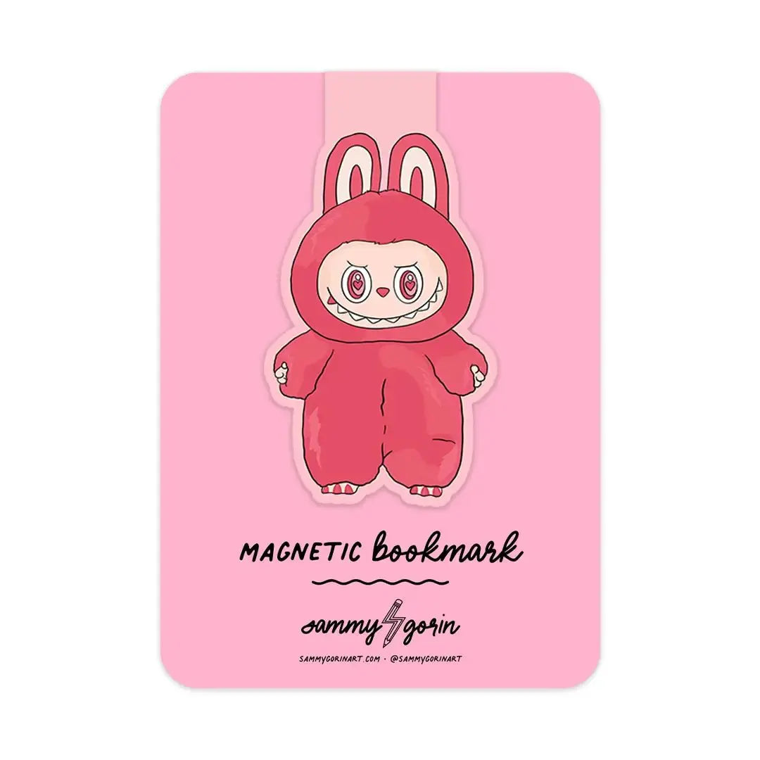 Pink LaBookmark Magnetic Bookmark - Poppy & Vine