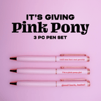 Pink Pony Pen Set - Poppy & Vine