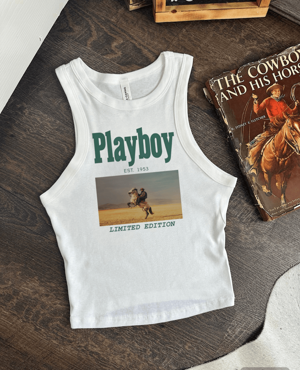 PlayCowBoy Cropped Tank - Poppy & Vine