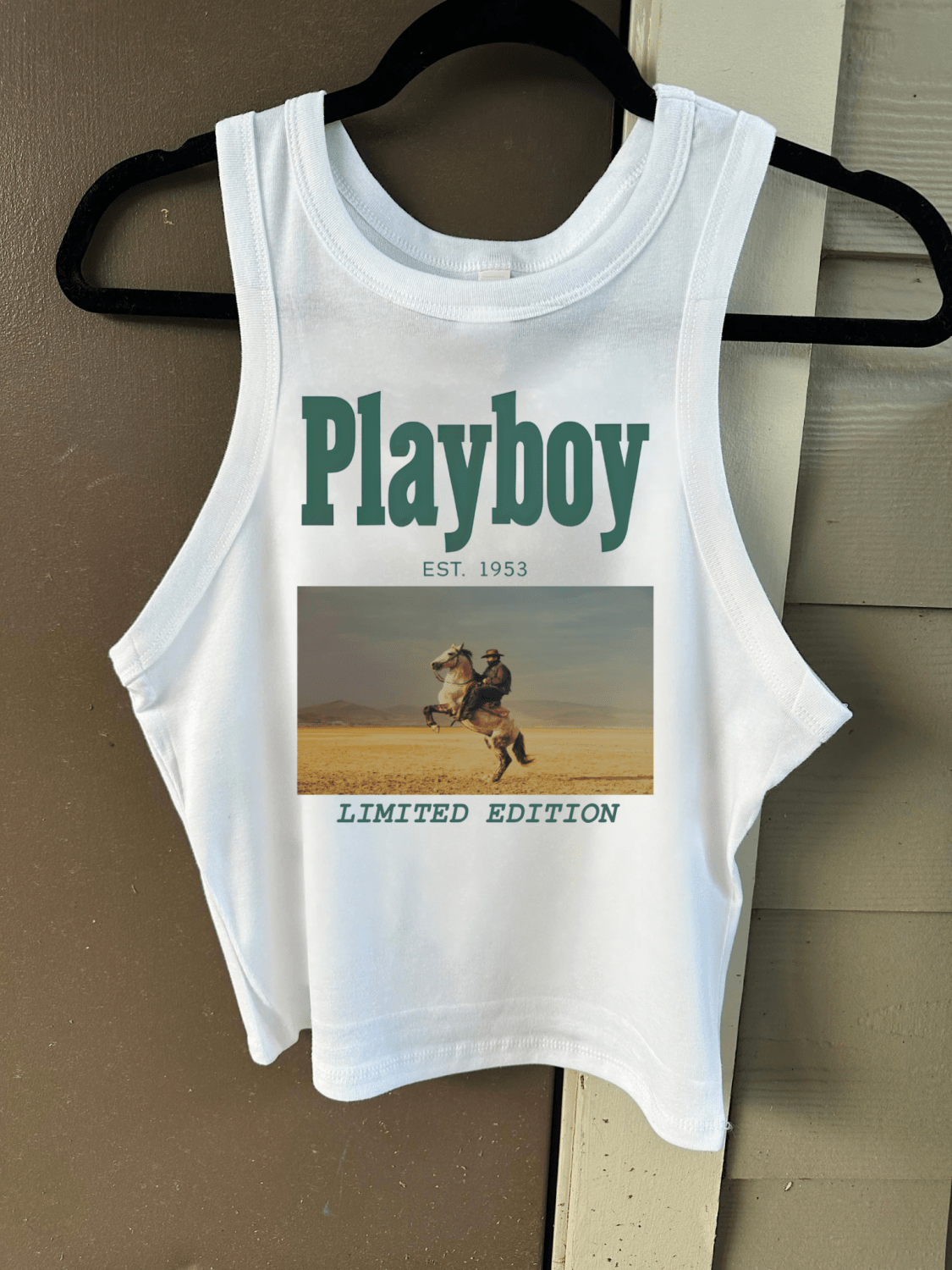 PlayCowBoy Cropped Tank - Poppy & Vine