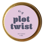Plot Twist 4 oz. Just Because Candle Tin - Poppy & Vine