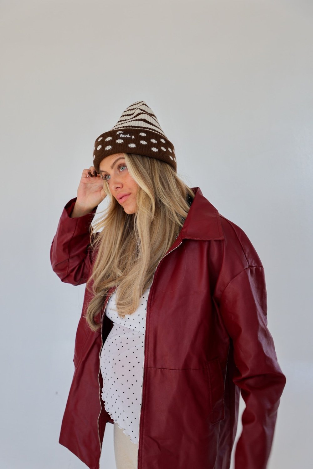 POLKA DOT BEANIE - Poppy & Vine
