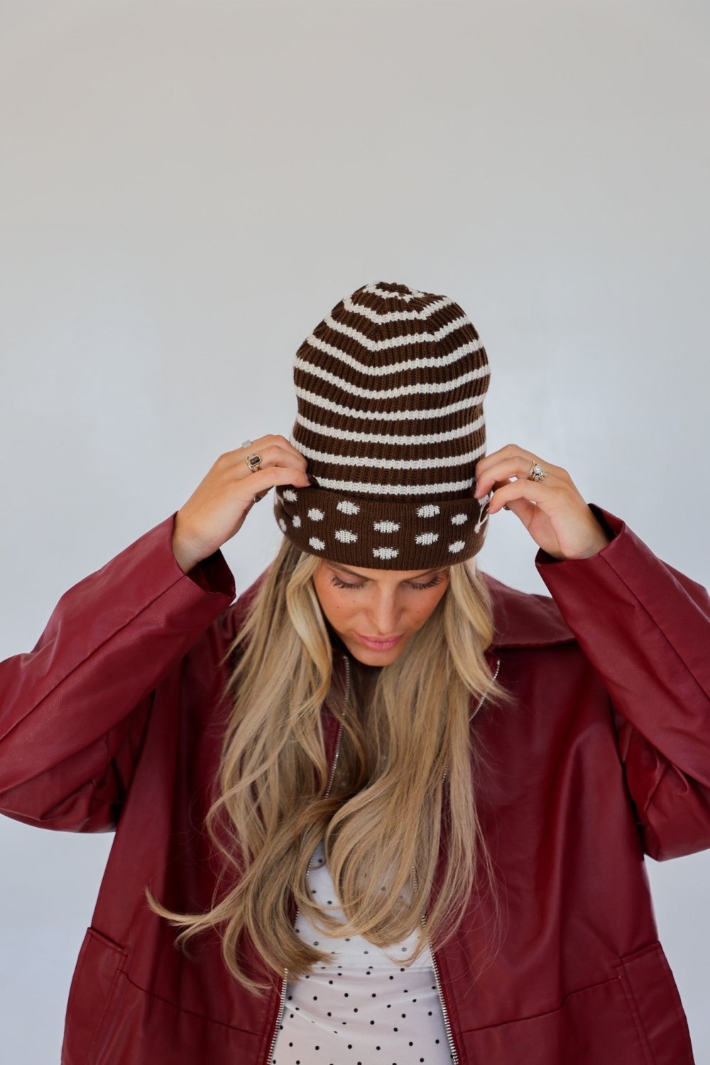 POLKA DOT BEANIE - Poppy & Vine