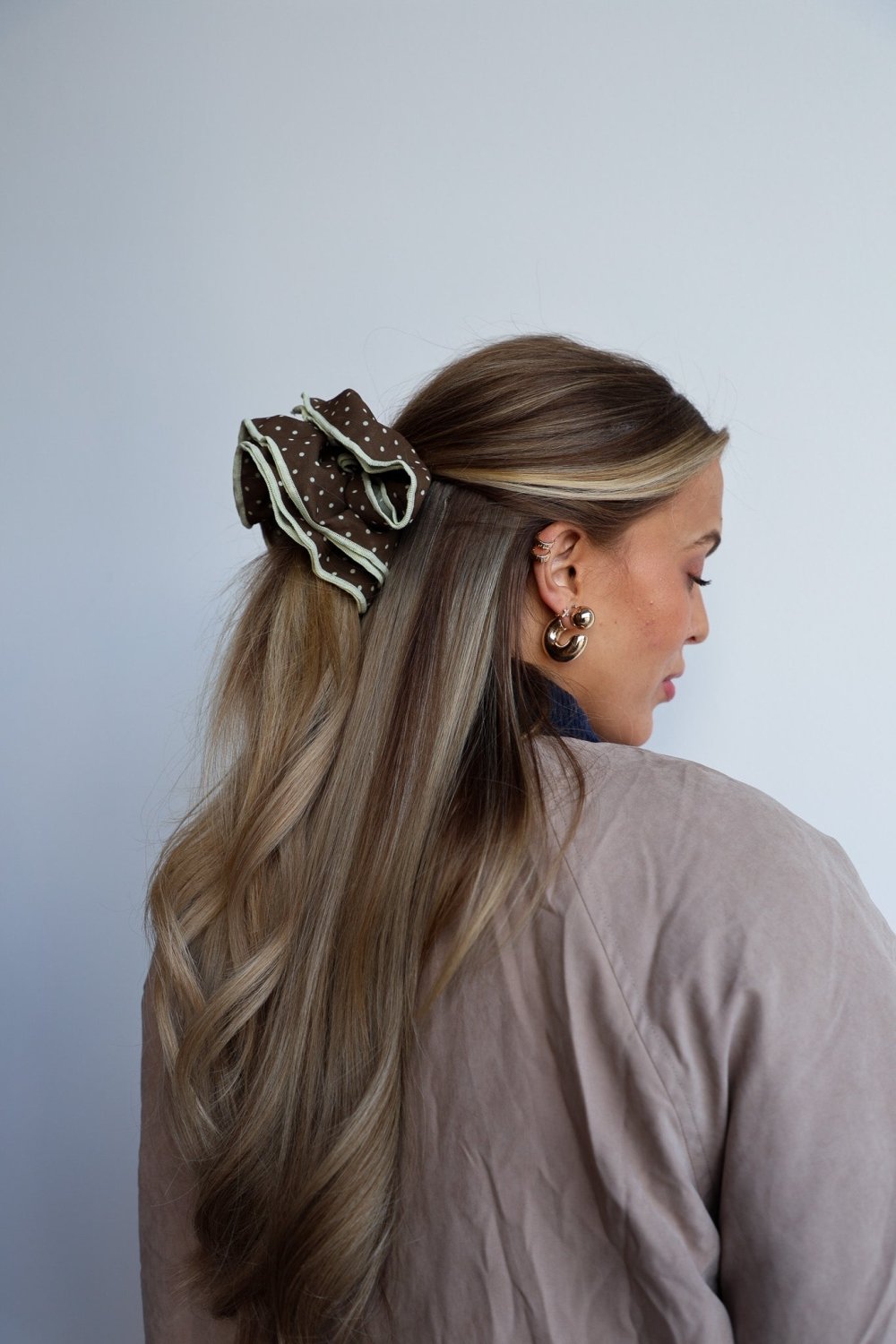 POLKA DOT CORSET SCRUNCHIE - Poppy & Vine