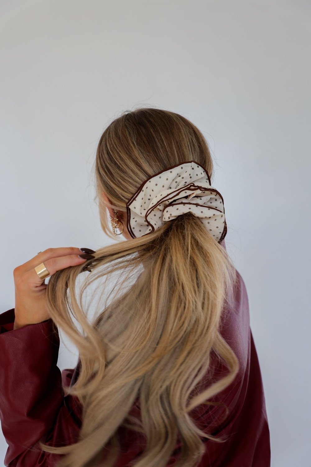POLKA DOT CORSET SCRUNCHIE - Poppy & Vine