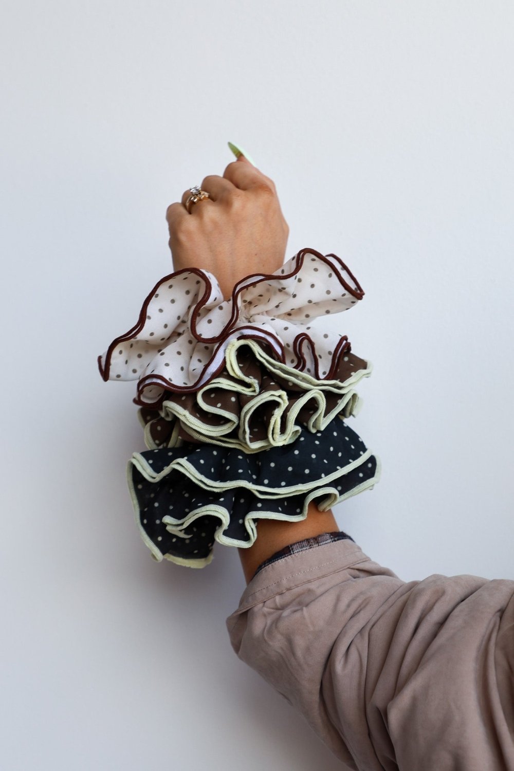 POLKA DOT CORSET SCRUNCHIE - Poppy & Vine
