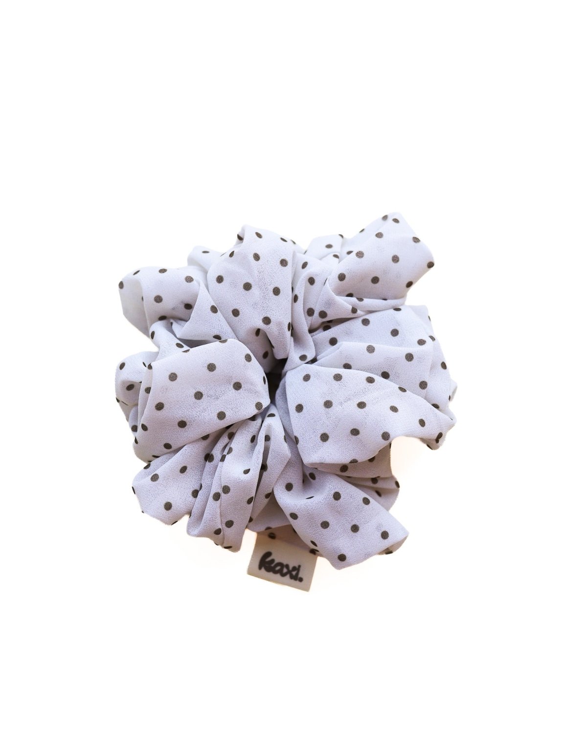 POLKA DOT OVERSIZED SCRUNCHIE - Poppy & Vine