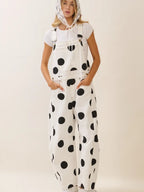 Dot Your Type Polka Dot Denim Overalls| VIP Pre-Order
