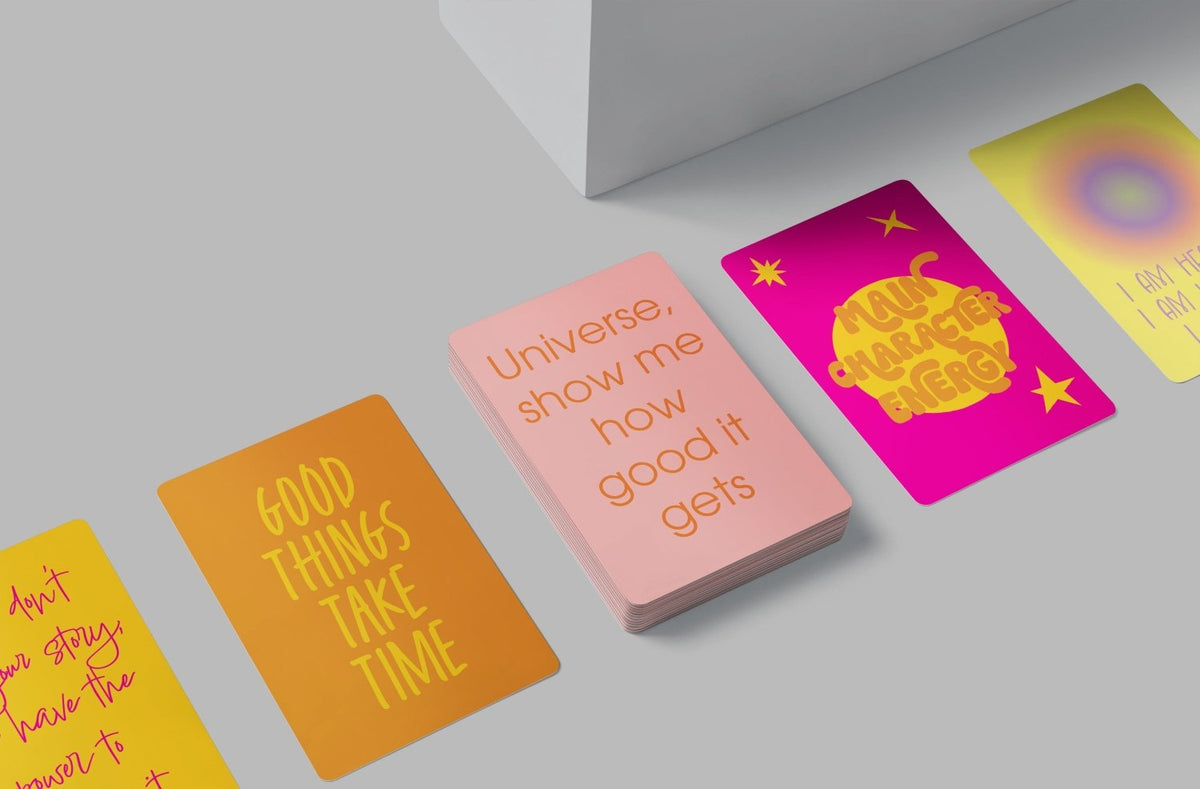 Positivity and Manifestation Affirmation Cards, Deck of 16 - Poppy & Vine