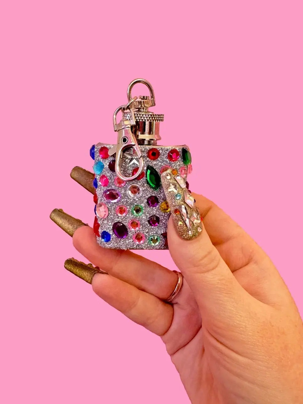 Pretty Pretty Princess Mini Flask Keychain - Poppy & Vine