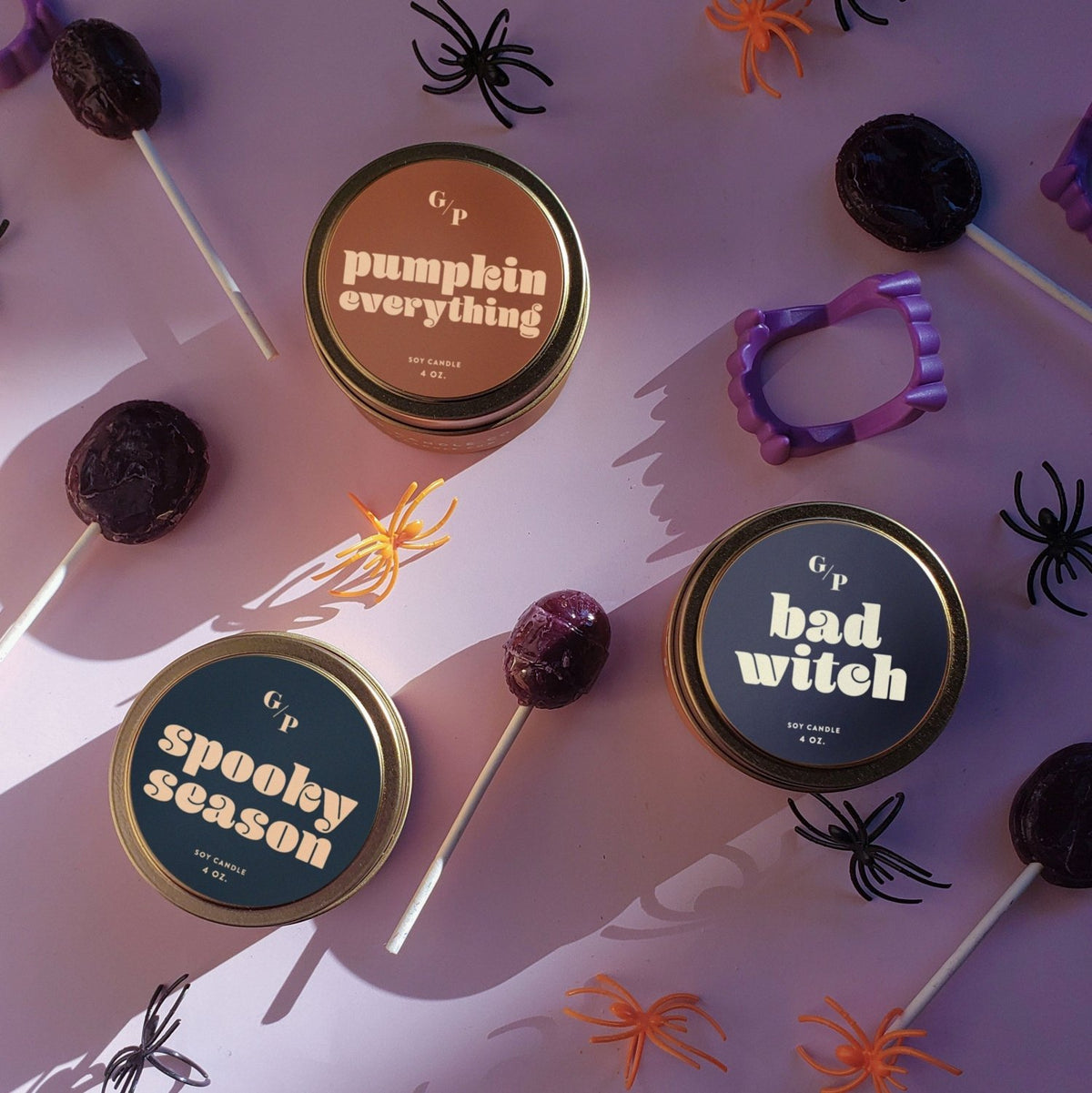 Pumpkin Everything 4 oz. Just Because Candle Tin - Poppy & Vine