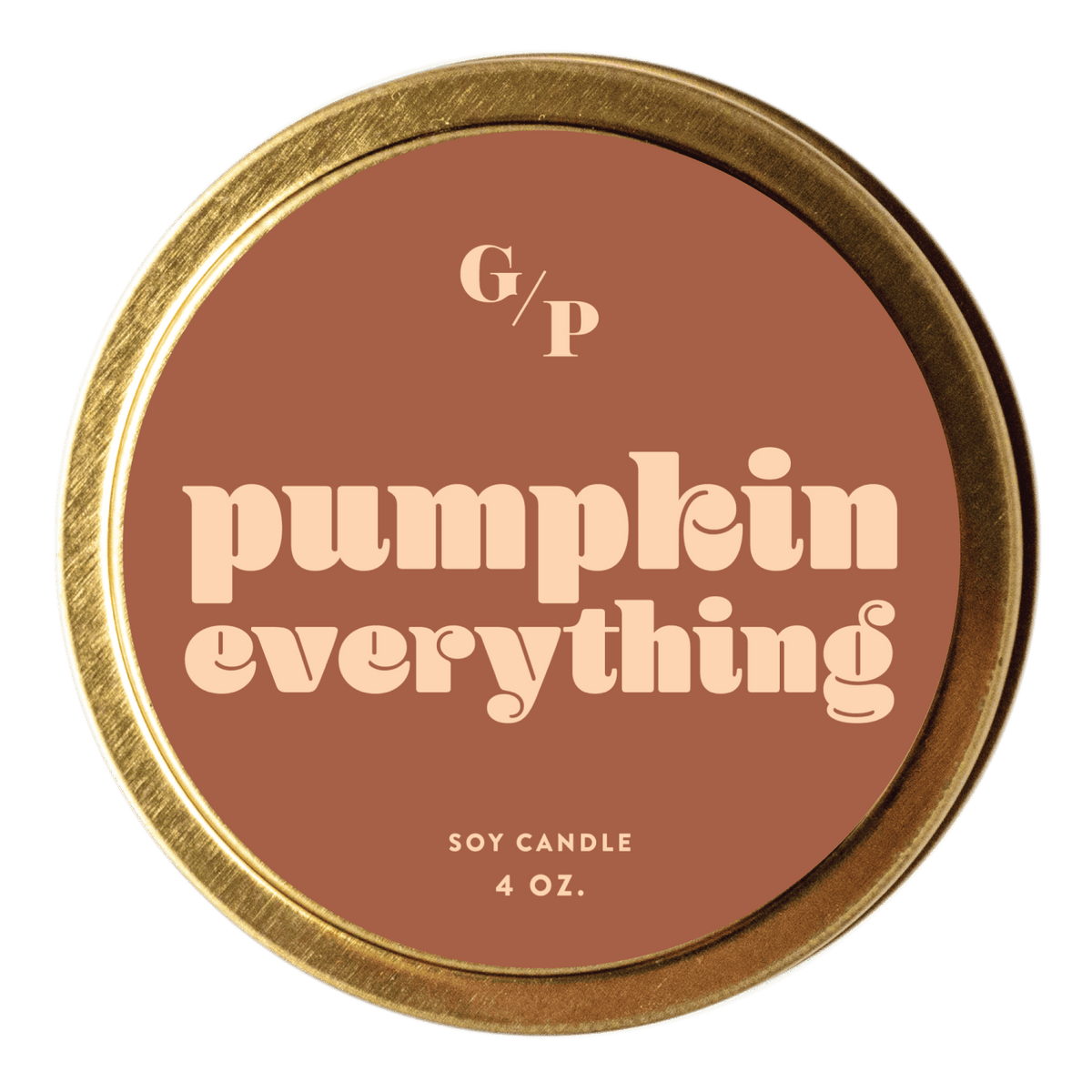 Pumpkin Everything 4 oz. Just Because Candle Tin - Poppy & Vine