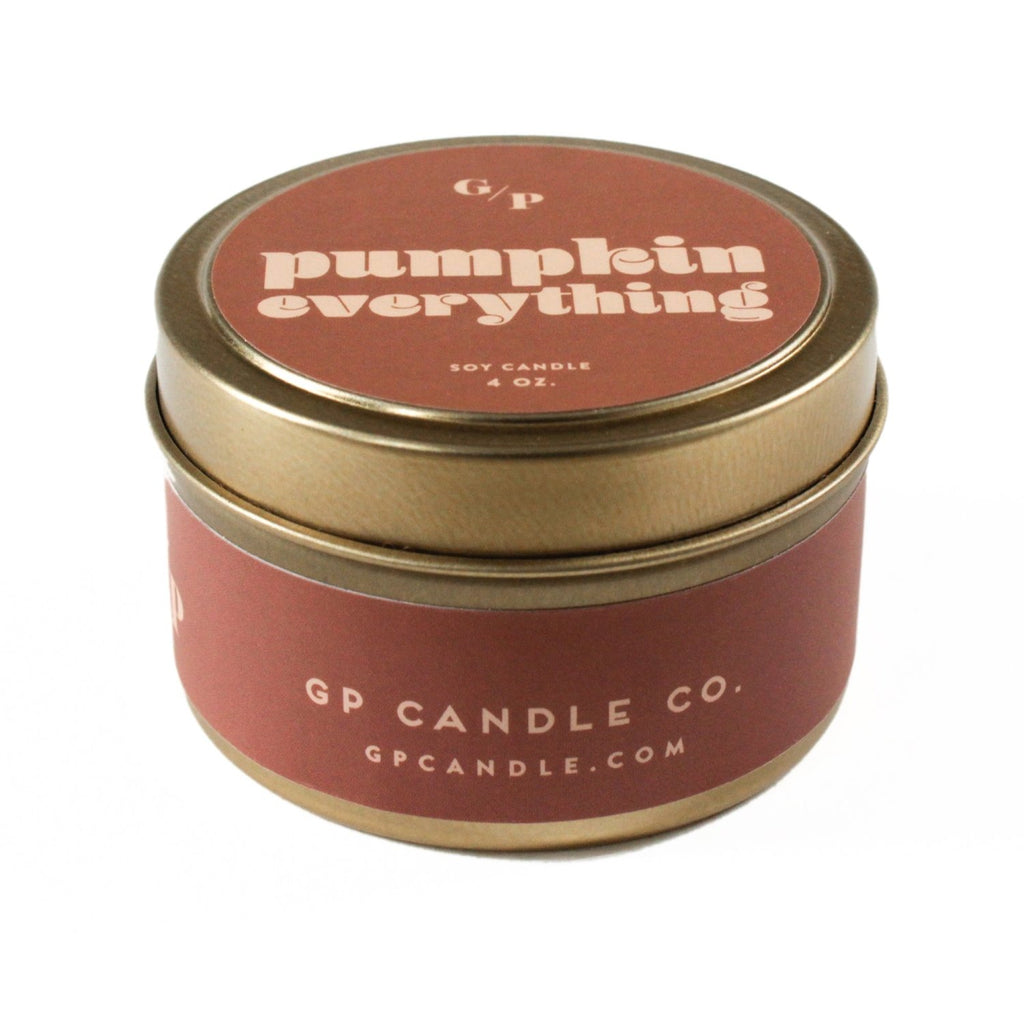 Pumpkin Everything 4 oz. Just Because Candle Tin - Poppy & Vine