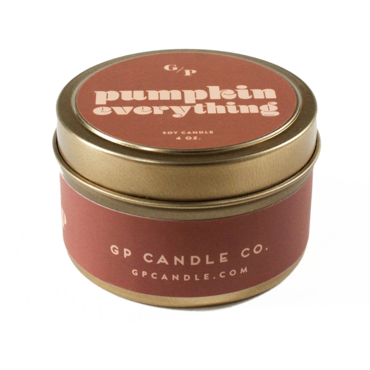 Pumpkin Everything 4 oz. Just Because Candle Tin - Poppy & Vine