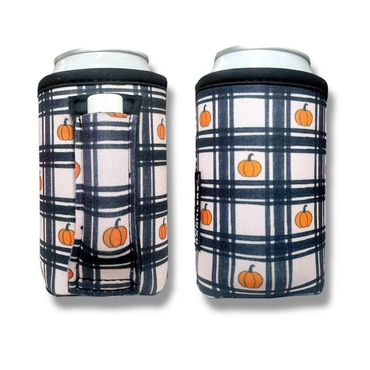 Pumpkin Gingham 12oz Regular Can Handler™ - Poppy & Vine
