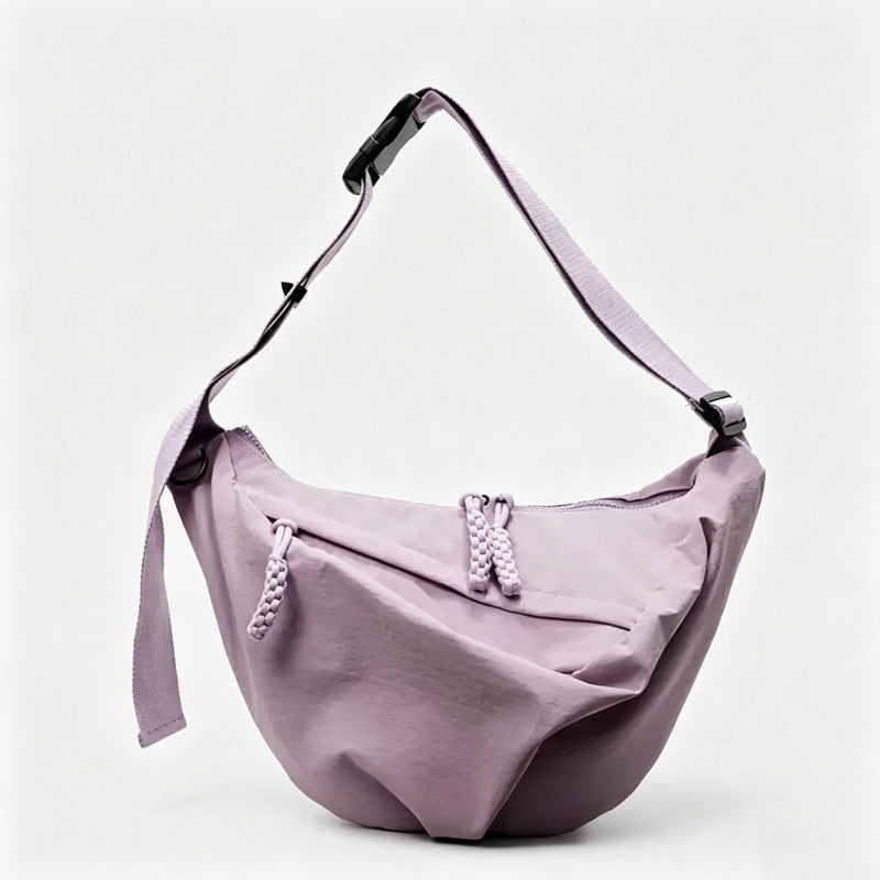 Soft Nylon Crescent Bum Bag