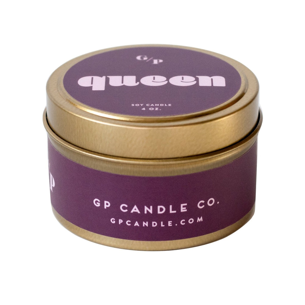 Queen 4 oz. Just Because Candle Tin - Poppy & Vine