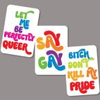 Queer Affirmation Cards, Deck of 16 - Poppy & Vine