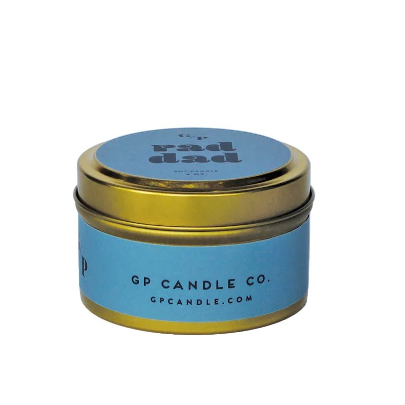 Rad Dad 4 oz. Just Because Candle Tin - Poppy & Vine